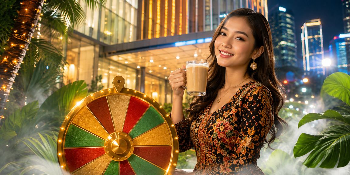 Meja roulette bergaya Melayu di Kuala Lumpur dengan suasana kasino moden